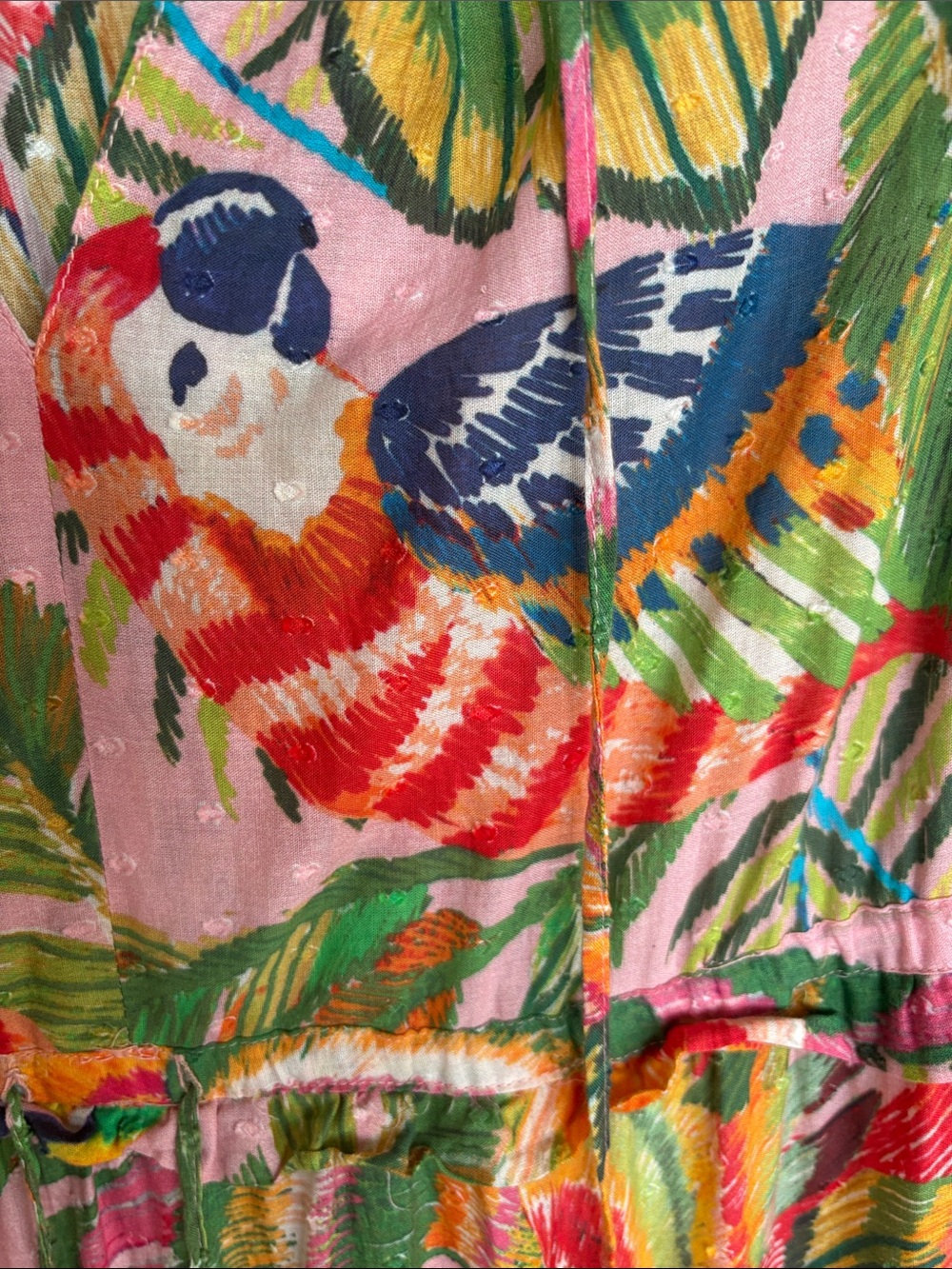 FARM Rio Macaw Leaves Tropical Tiered Maxi Dress - Picture 10 of 11